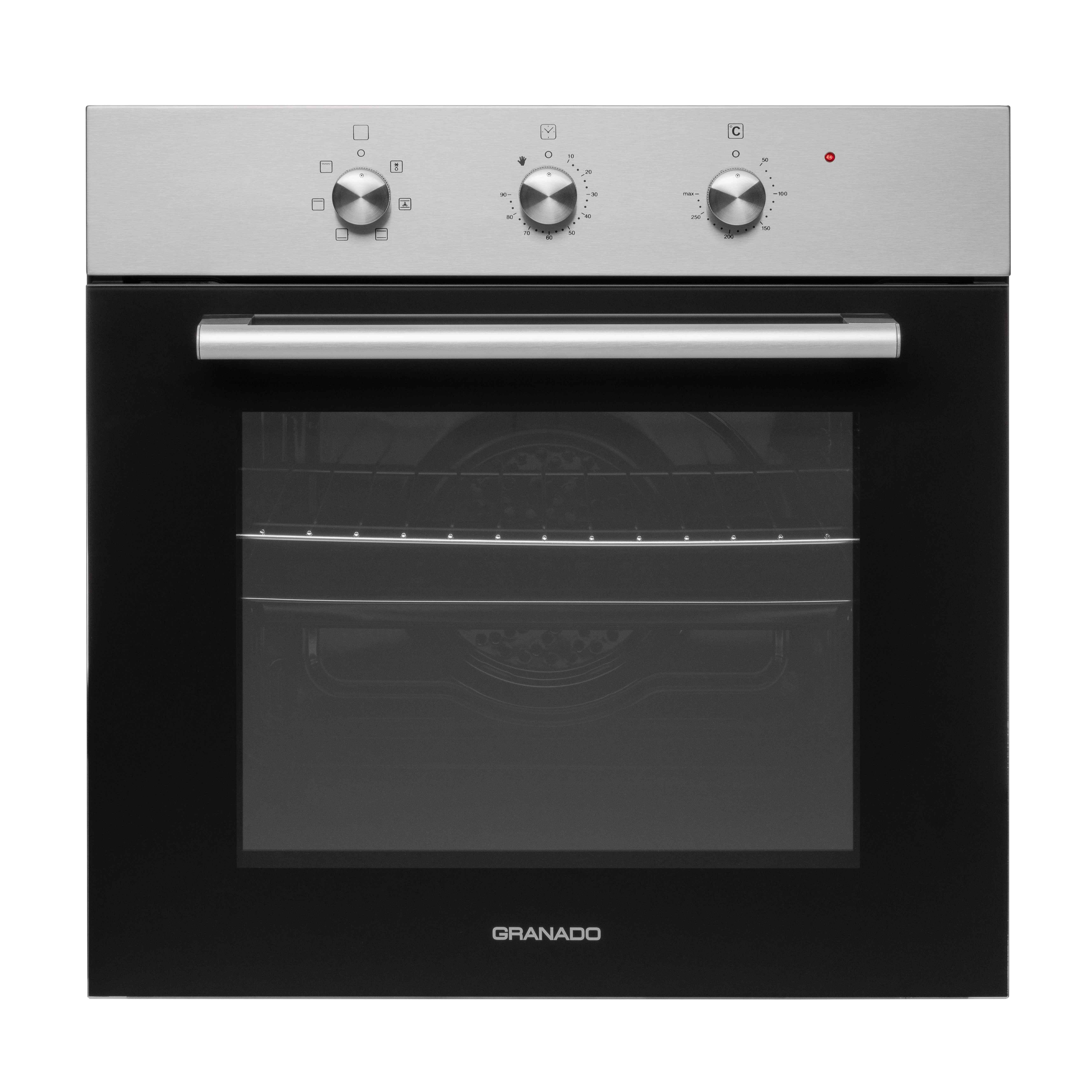 Комплект Granado духова шафа електрична GEO 61-0200 Inox та варильна поверхня газова GGH 61-104 Inox - фото 3