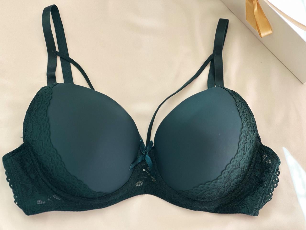 Бюстгальтер TEYI на косточках без Push-Up 75C Изумрудный (9214)