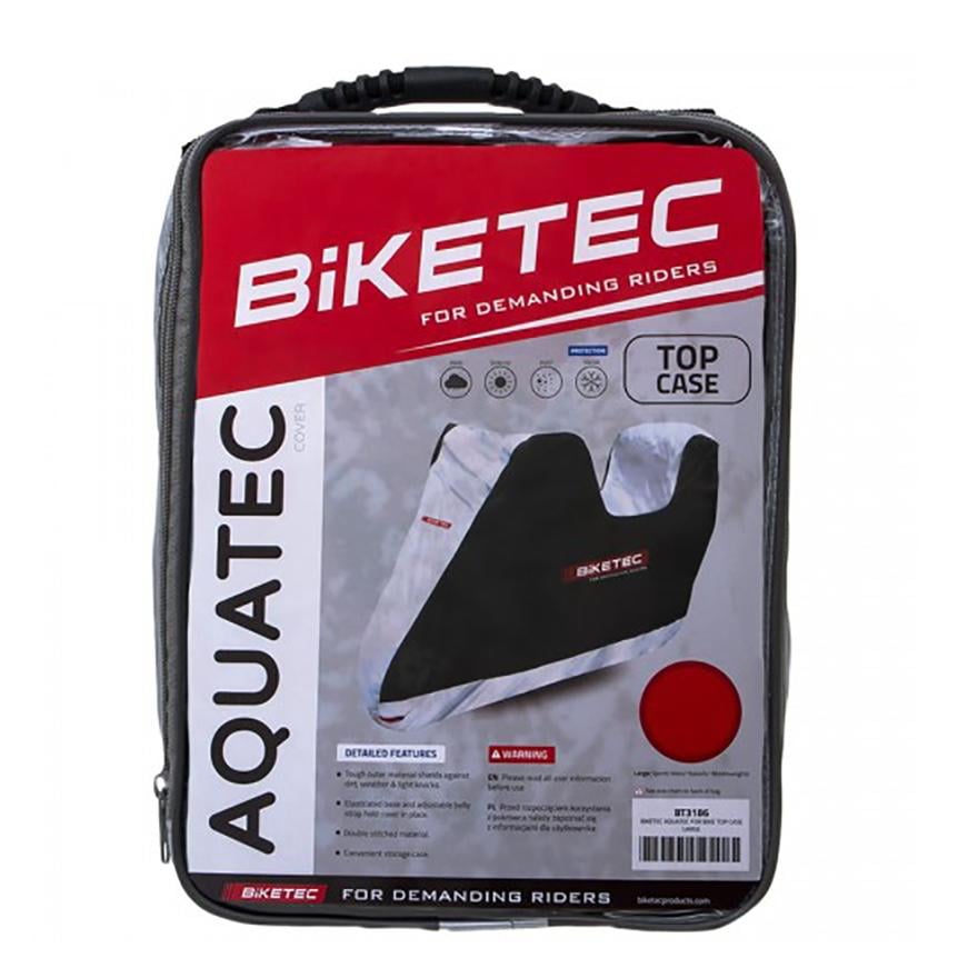 Чехол на мотоцикл BIKETEC Aquatec Black/Silver Top Box M Black/Silver (51171) Чехол на мотоцикл BIKETEC Aquatec Black/Silver Top Box M Black/Silver (51171)