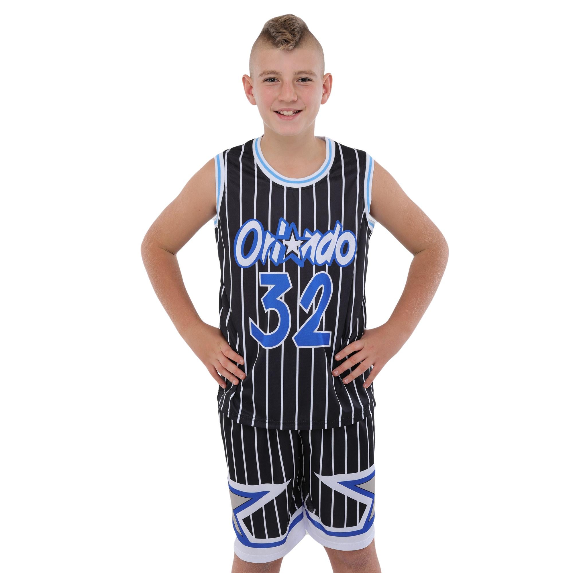 Форма баскетбольная детская NBA клуб Orlando Magic Shaquille O’Neal 32 BA-9827 2XL 150-162 см Черно-белый (31105285)