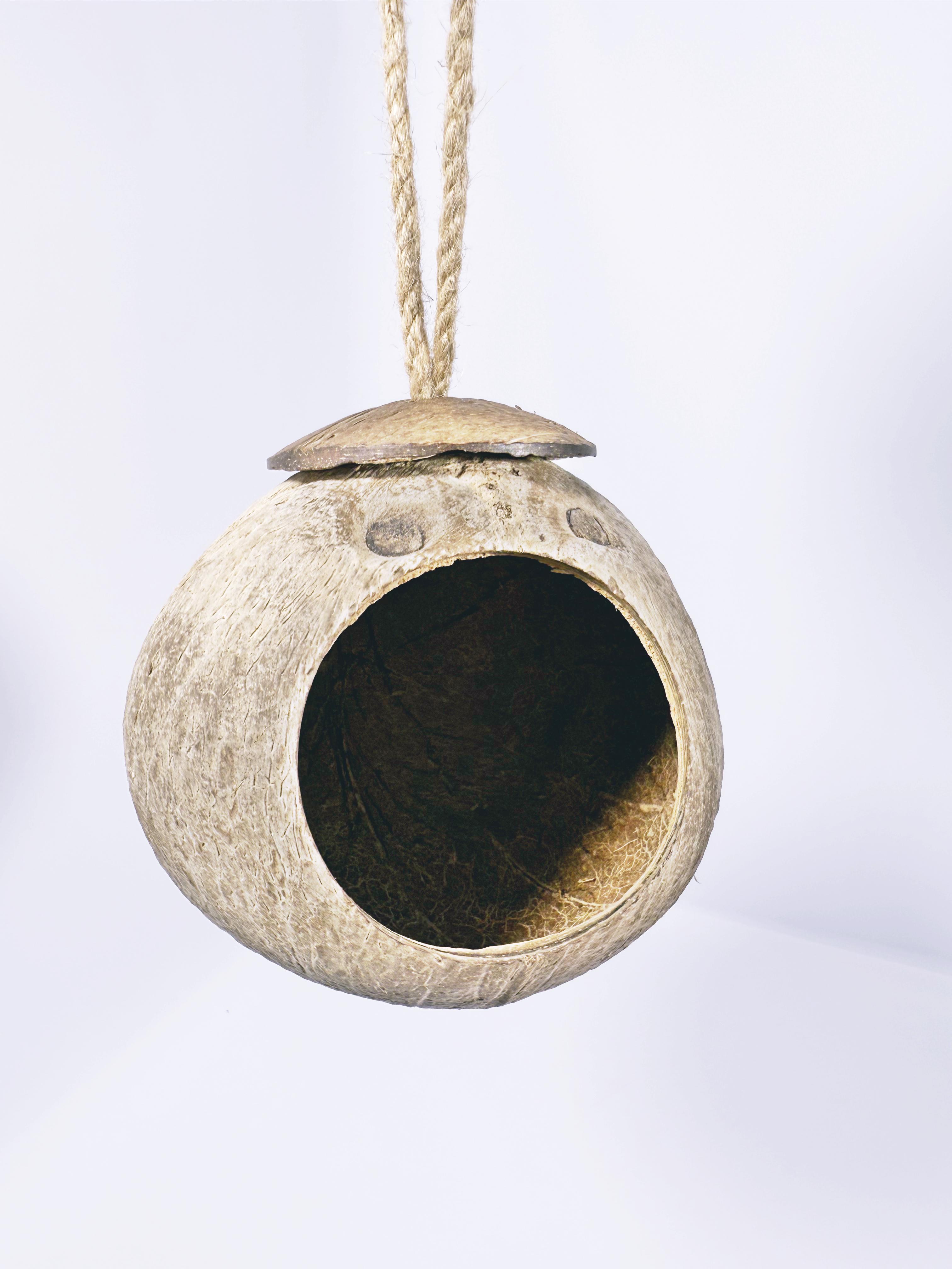 Будиночок-кокос A07 для гризунів та птахів 11 см (28132228)