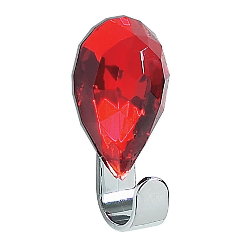 Крючок для полотенец Spirella JEWEL Acryl/Chrom Рубин (10.10675)