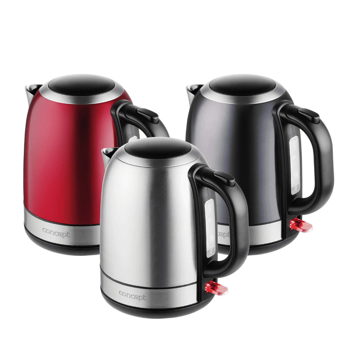 Чайник електричний швидкісного кип'ятіння Concept RK3250 з нержавіючої сталі 1,2 л - фото 8 Чайник електричний швидкісного кип'ятіння Concept RK3250 з нержавіючої сталі 1,2 л - фото 8