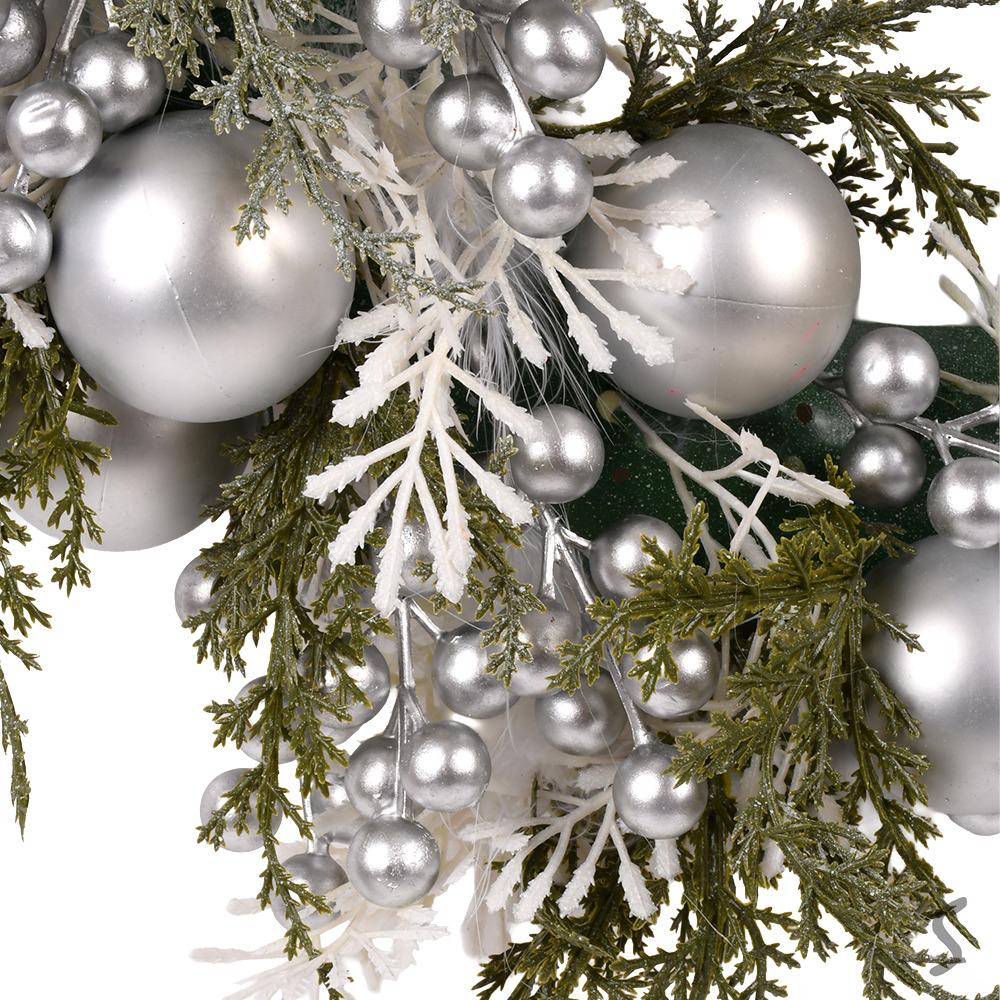 Декор рождественский Венок 40 см (R33924) - фото 2 Декор рождественский Венок 40 см (R33924) - фото 2
