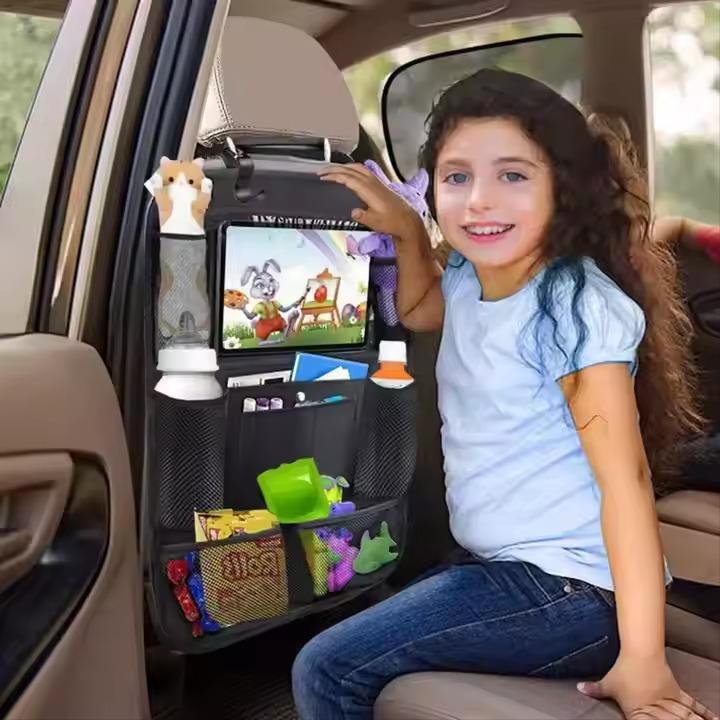 Органайзер автомобільний на спинку сидіння 10 секцій для приладдя 61х41 см Чорний - фото 3 Органайзер автомобільний на спинку сидіння 10 секцій для приладдя 61х41 см Чорний - фото 3