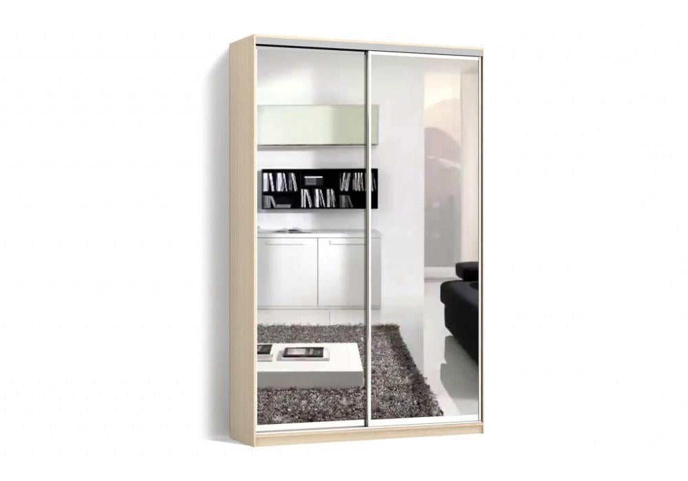 Шафа-купе Luхe 2 двері Дзеркало/Дзеркало CLS-III 1900х2000х450 мм Дуб молочний (11539)