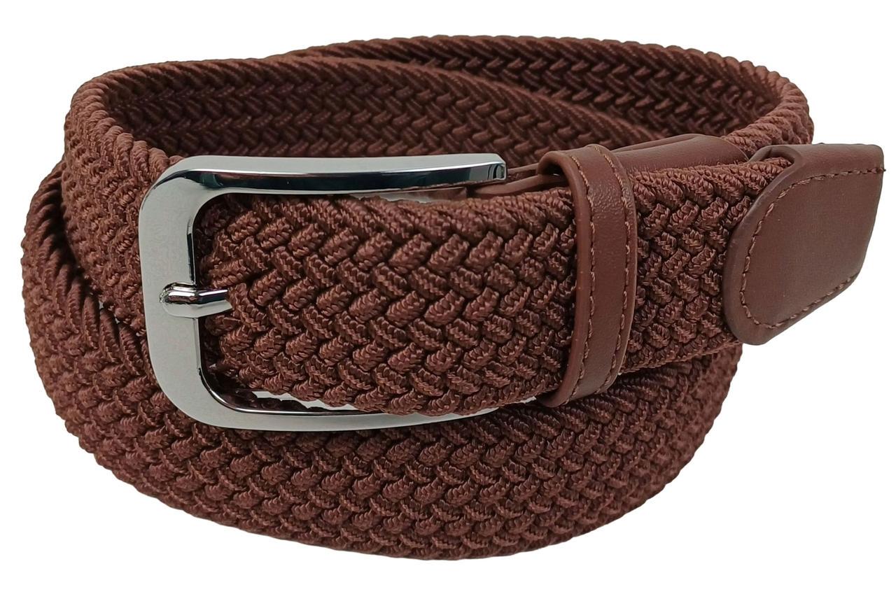 Ремінь жіночий UP2 Fashion еластичний 3,5 см Коричневий (31260717)