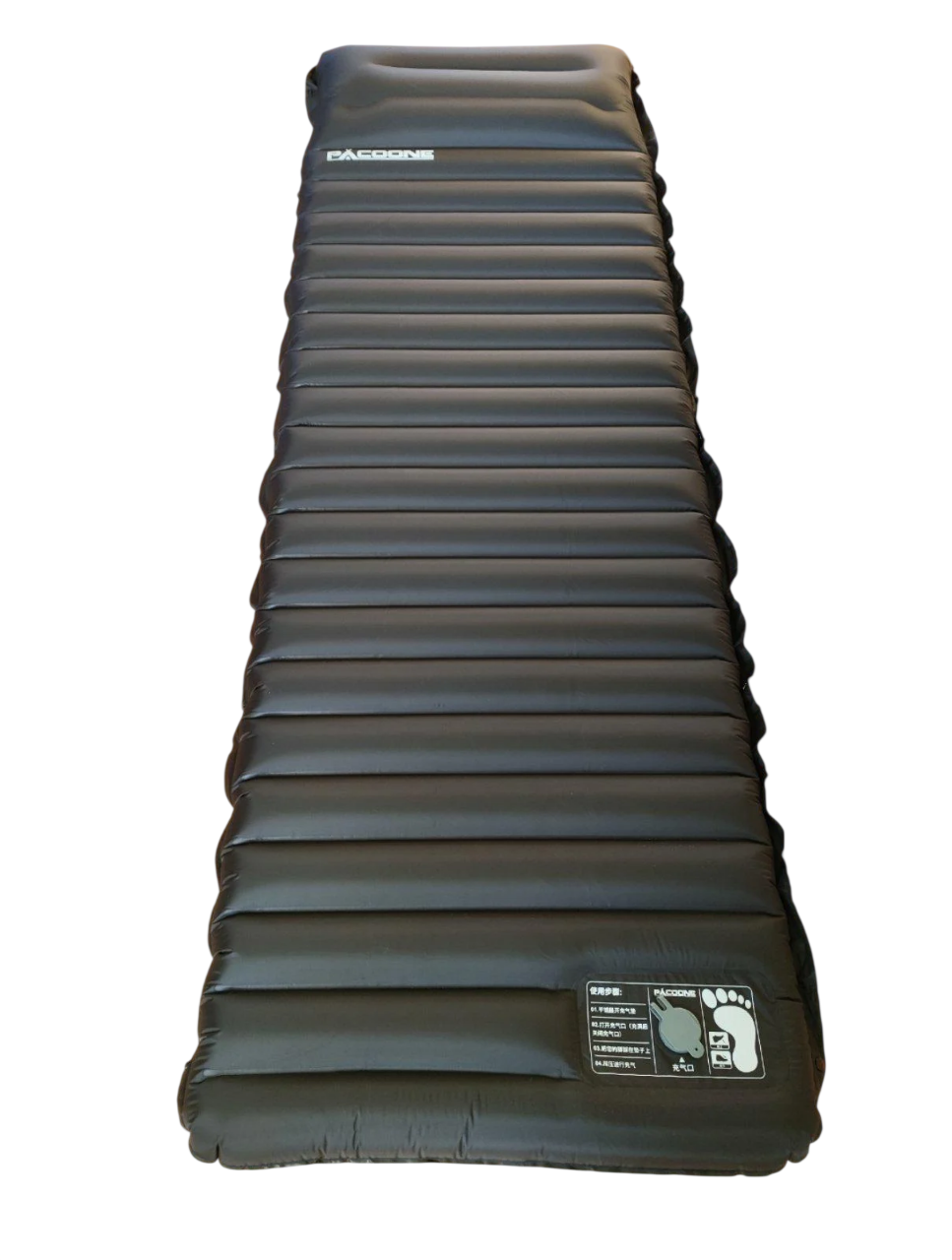 Матрац надувний вбудованим насосом PACOONE 195х70х10 см Синій (32111863)