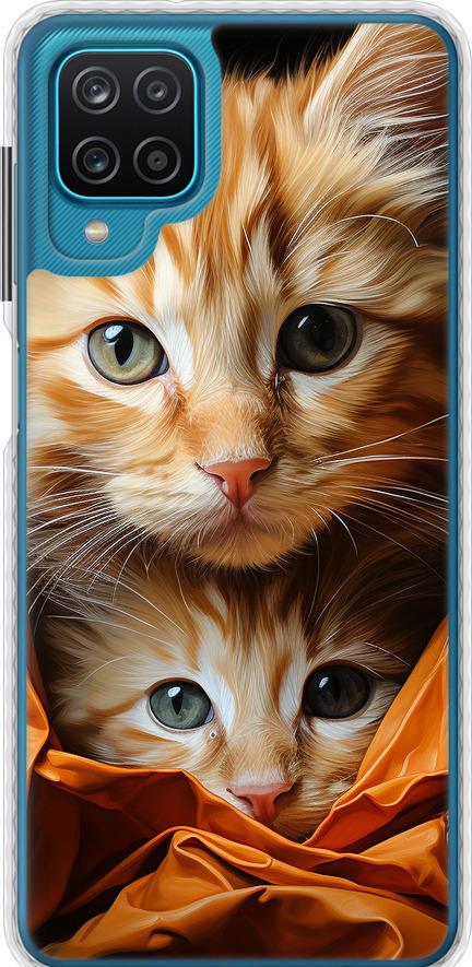 Чехол на Samsung Galaxy A12 A125F Котики 2 (5664pc-2201-42517)