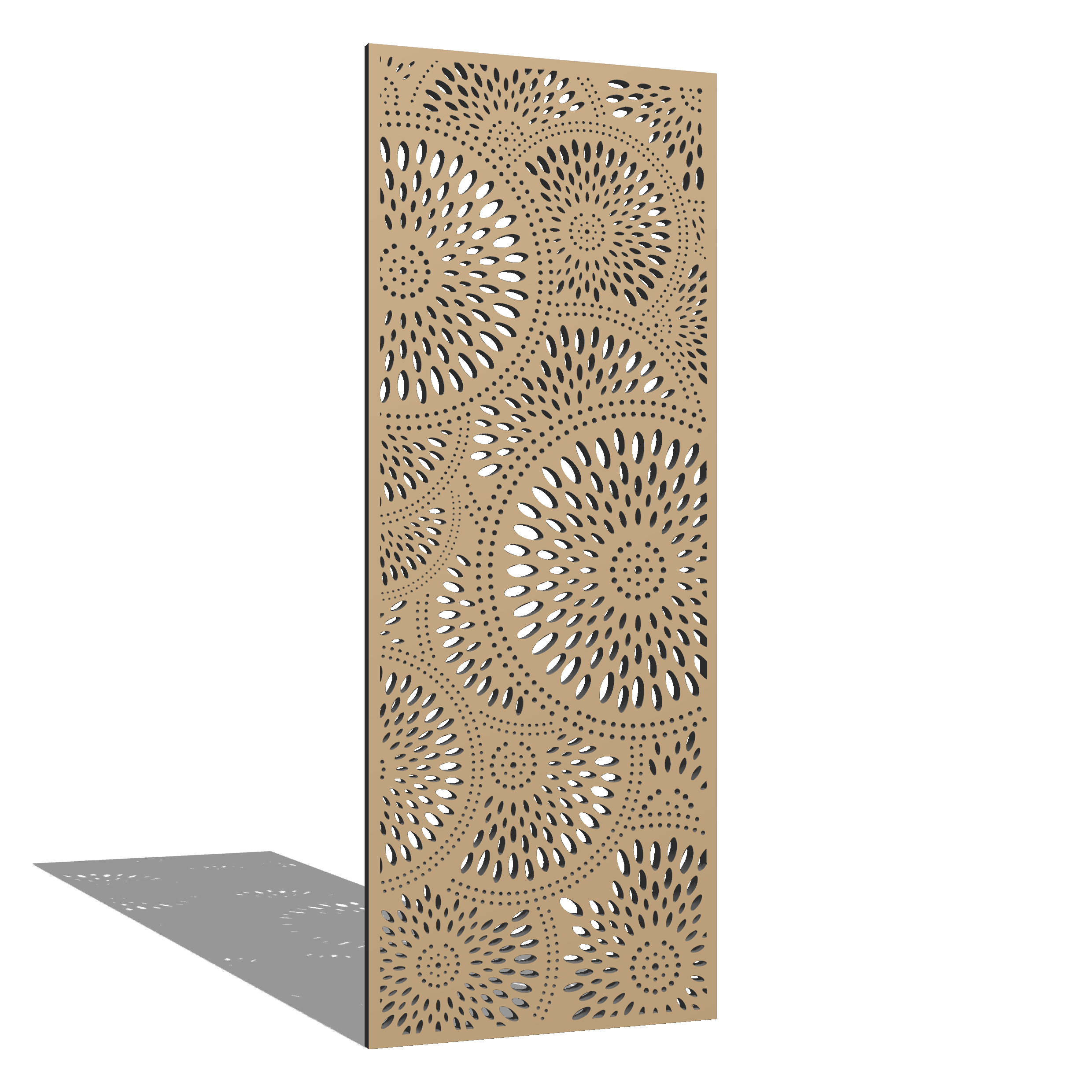 Перегородка резная ALEDRO SR 7 под покраску 2500х950x10 мм (29502518)