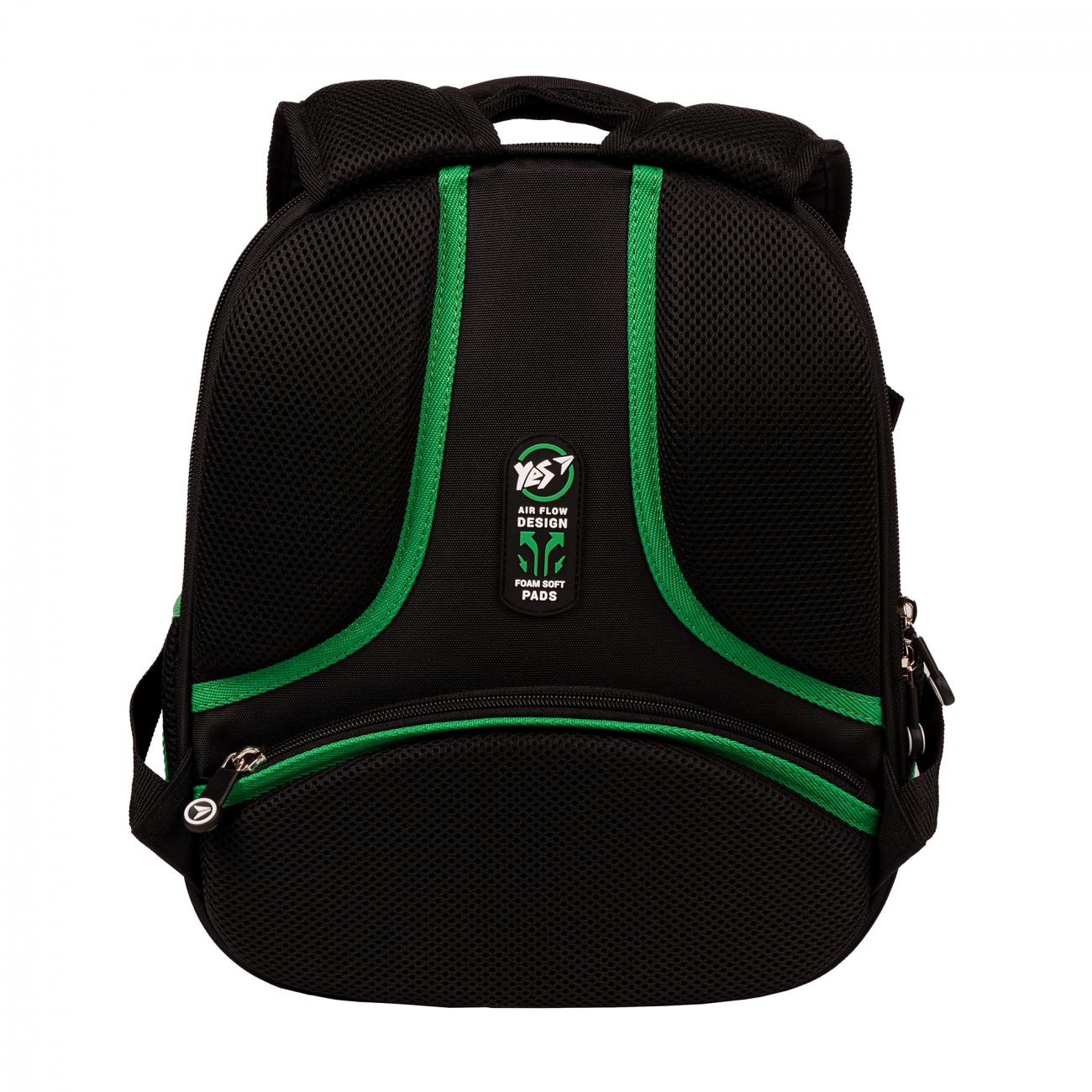 Школьный рюкзак каркасный с ортопедической спинкой YES Minecraft Icons H-100 (559861/995065) - фото 9 Школьный рюкзак каркасный с ортопедической спинкой YES Minecraft Icons H-100 (559861/995065) - фото 9