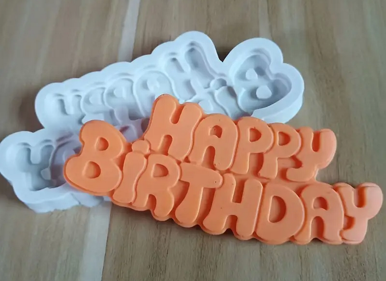 Форма силіконова для дня народження Білий (SAM-07721) - фото 4