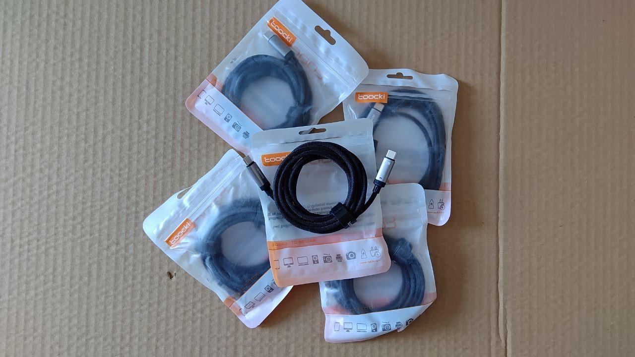 Кабель Toocki 724902096077 Type-C/Type-C 100W 2 м Black (25043142) - фото 2 Кабель Toocki 724902096077 Type-C/Type-C 100W 2 м Black (25043142) - фото 2