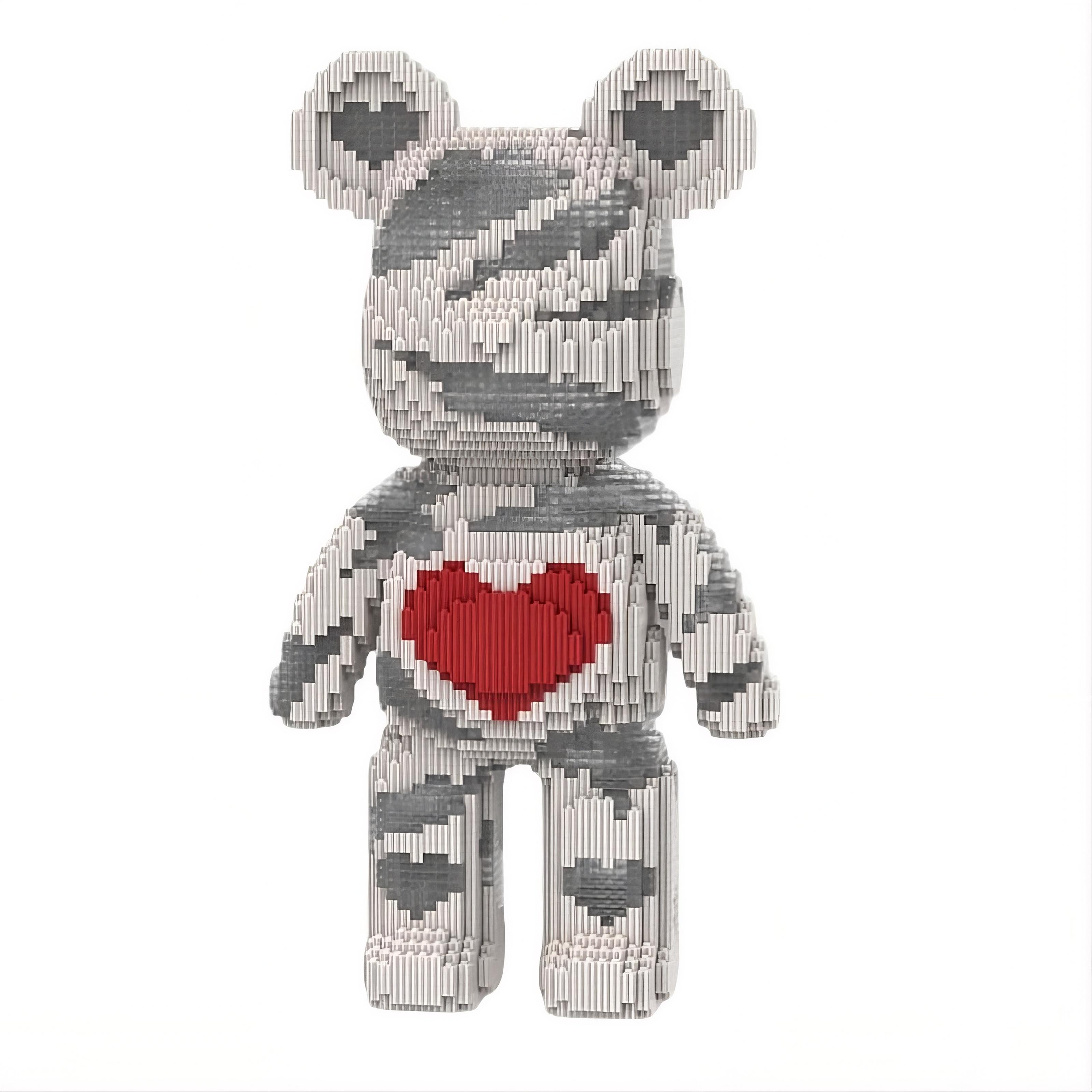 Конструктор 3D Медведь Тедди HEART 9091 40 см 2200 дет. (32550498) Конструктор 3D Медведь Тедди HEART 9091 40 см 2200 дет. (32550498)