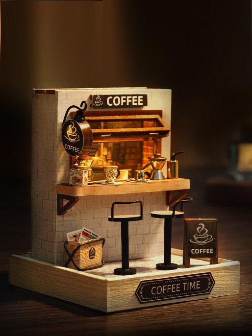 Румбокс 3D Coffee Time интерьерный конструктор (QT-048) - фото 6