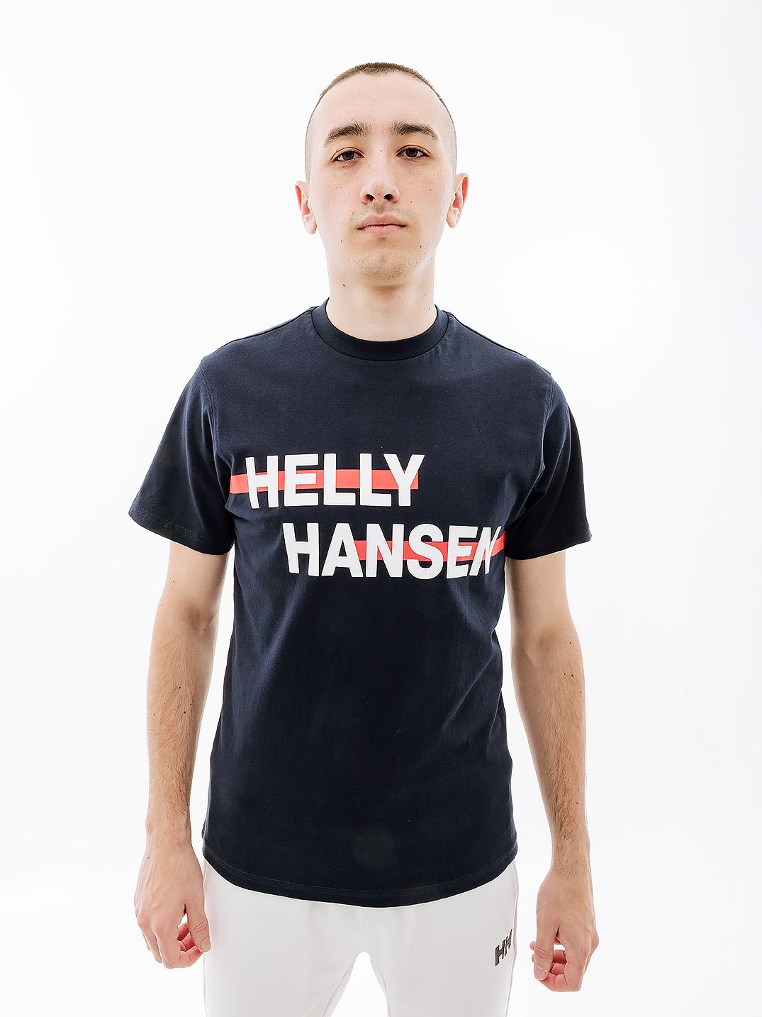 Футболка чоловіча Helly Hansen RWB GRAPHIC T-SHIRT L Синій (7d53763-597 L)