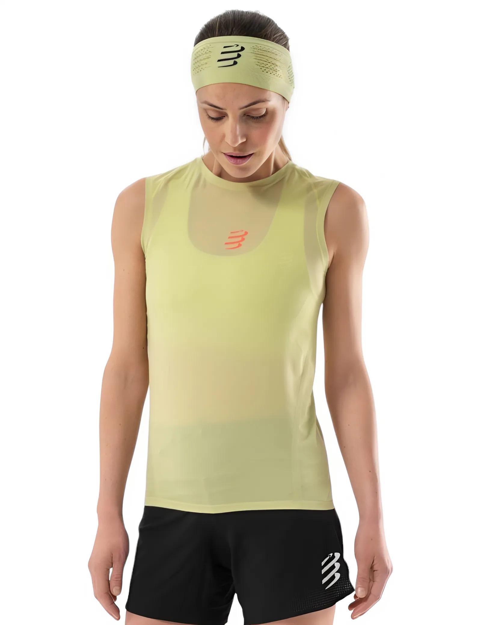 Майка женская Compressport ATSW3856042S Trail Racing Tank W 2025 S Nile (1cd340d6)