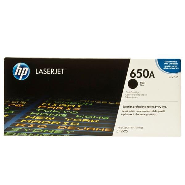 Тонер HP CE270A для серии Color Laserjet CP5525 Enterprise M750 Черный