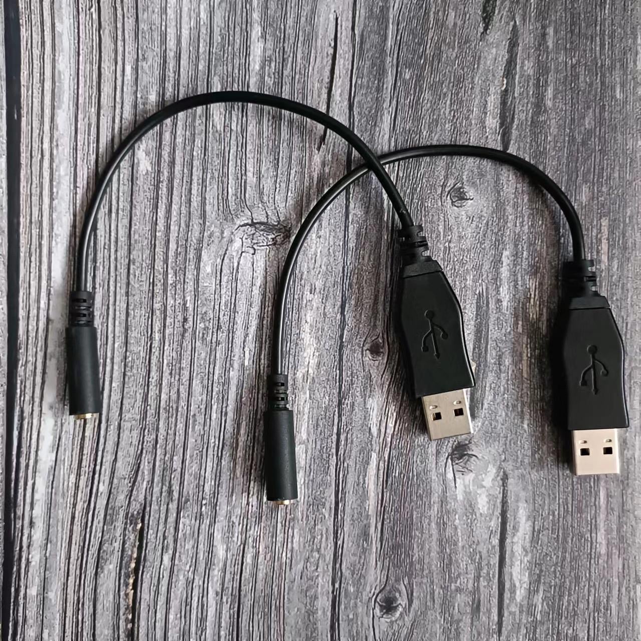 Переходник адаптер для наушников USB A на 3,5 мм ЦАП AC ALC4050 HIFI (2733121862)