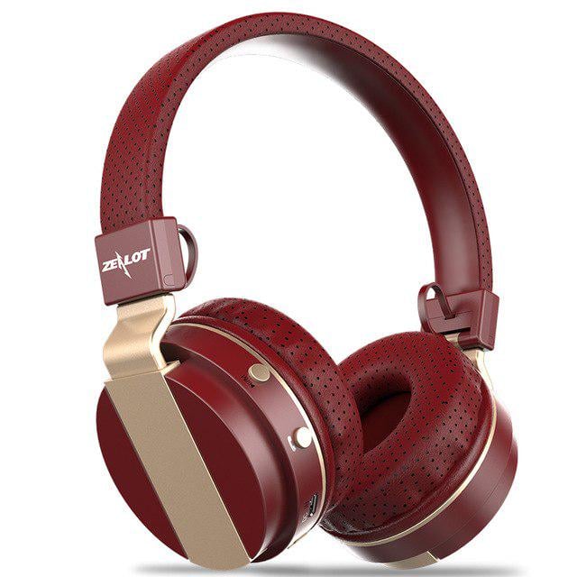 Навушники Zealot B17 HiFi BT MP3 FM Red (44661)