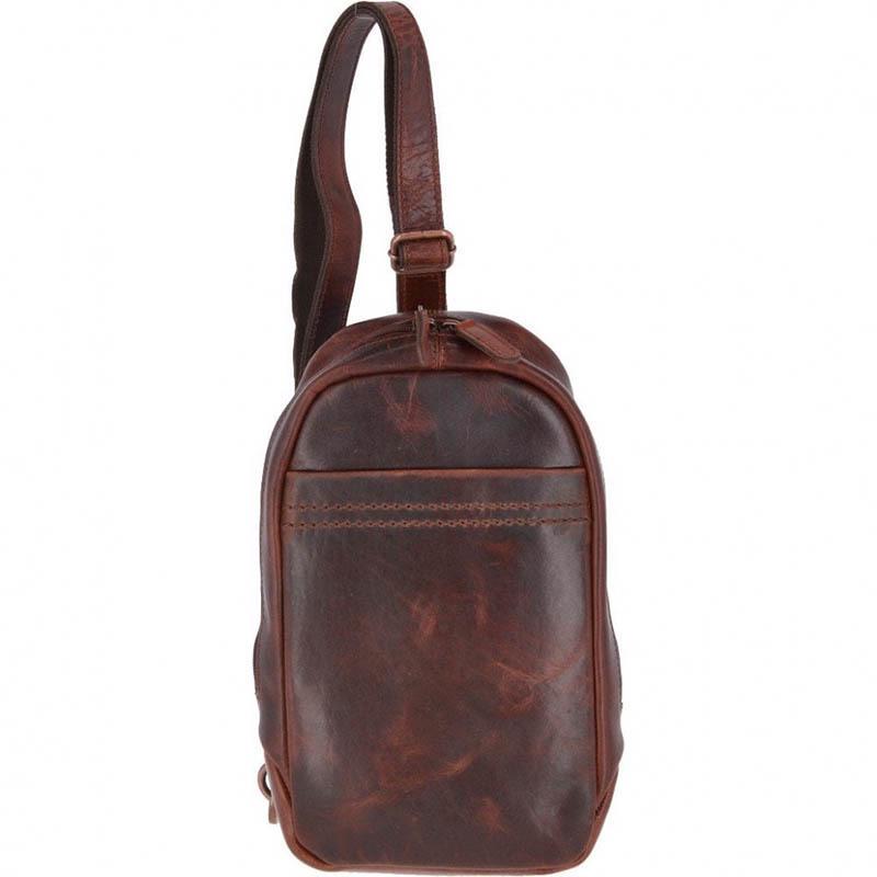 Мужская сумка нагрудная Ashwood PERRY Vintage Tan (36041)