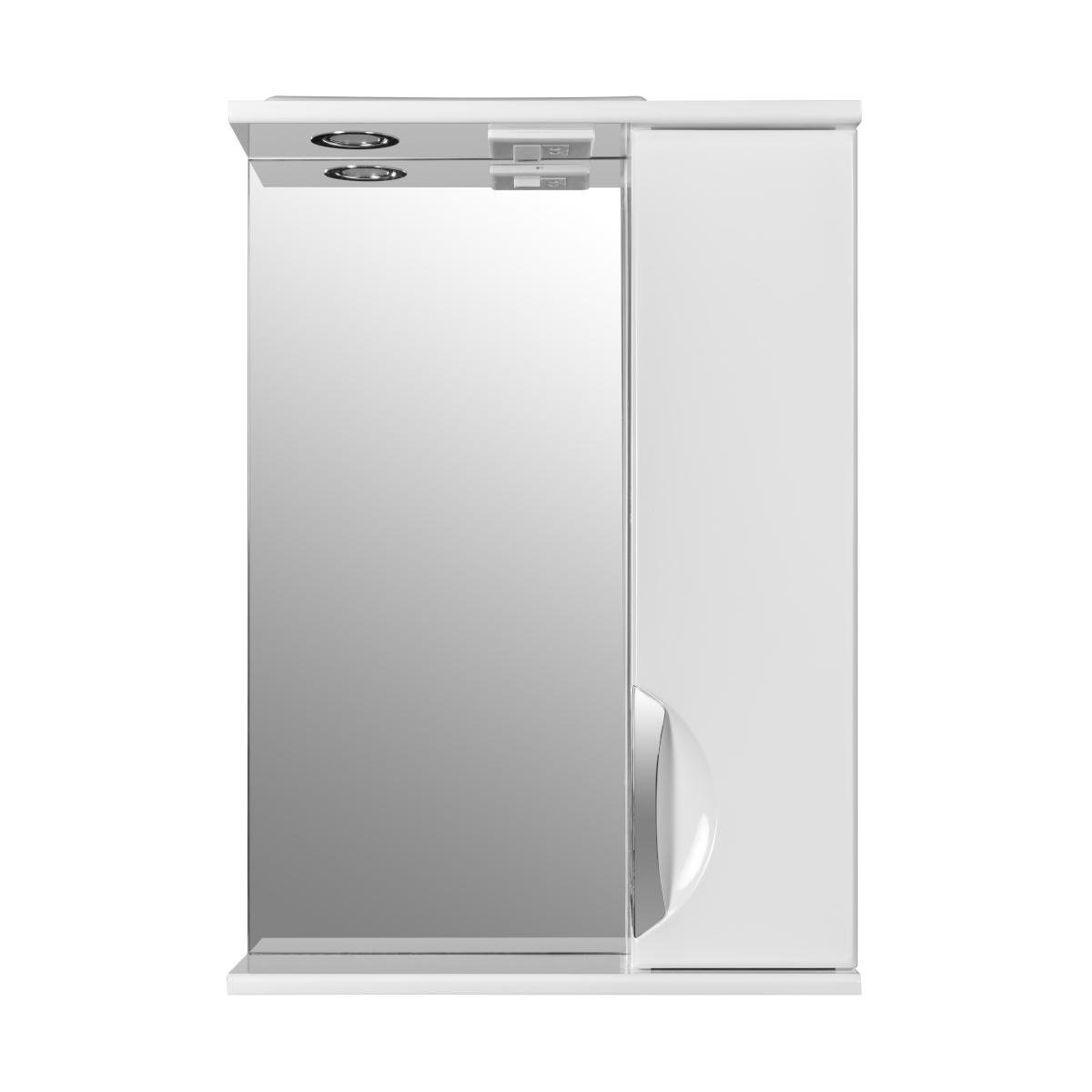 Зеркало для ванной комнаты Грация 60 с подсветкой правое (25566993)