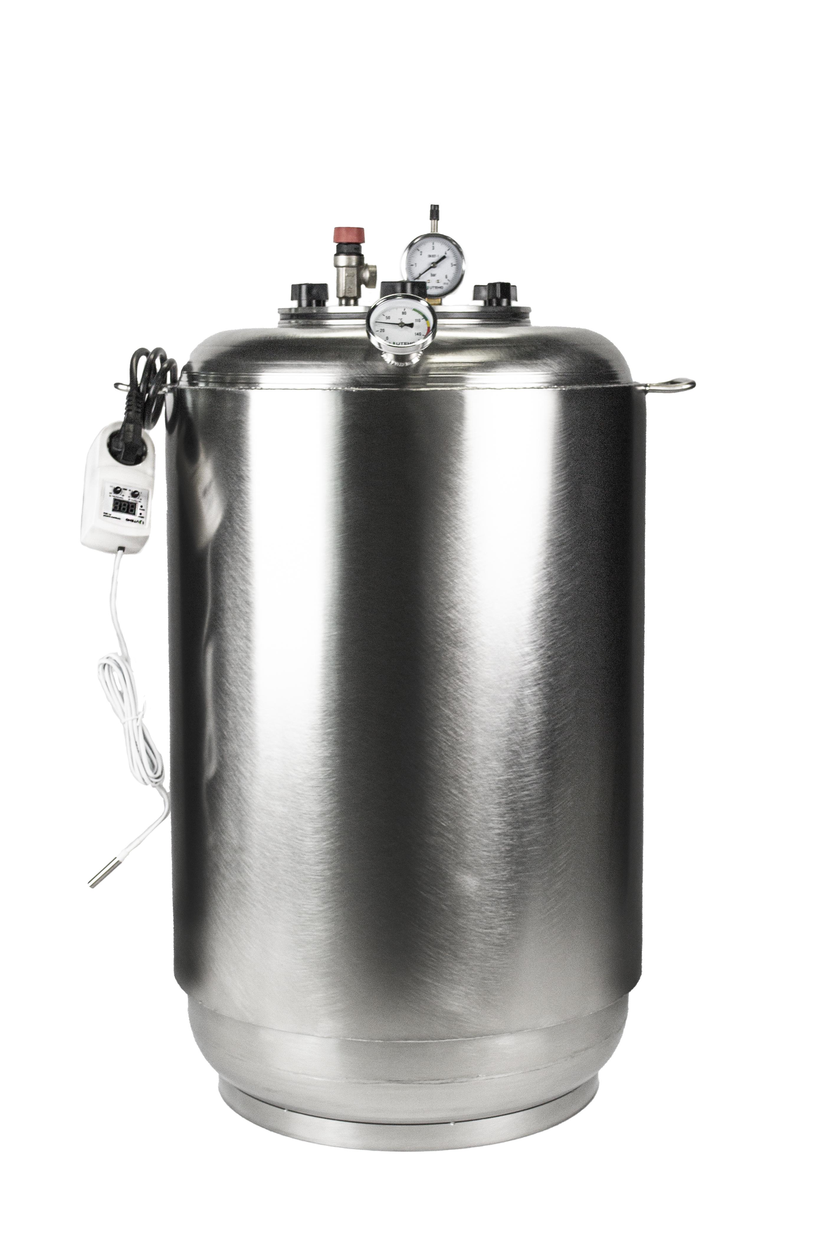 Автоклав промышленный электрический UTEHO А100 electro водяное охлаждение 130 л 100 банок/0,5 л (842701714)