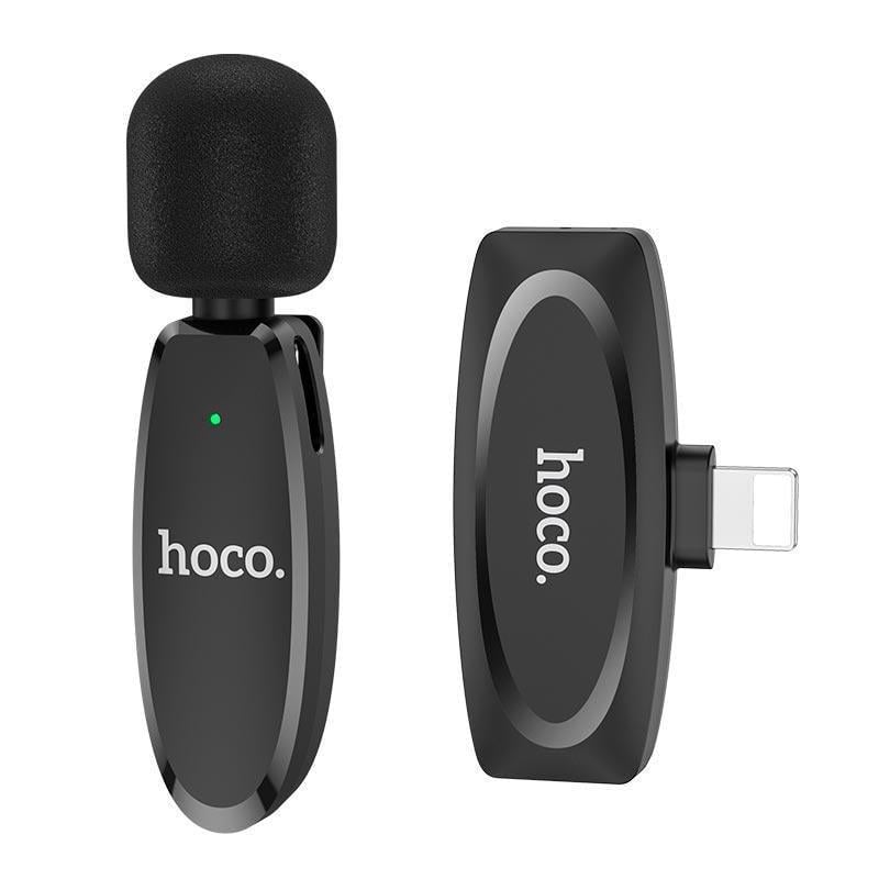 Мікрофон бездротовий Hoco L15 Lightning Crystal Lavalier Wireless Digital Microphone 2,4G (2827086087)