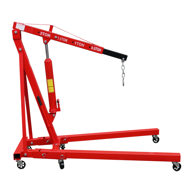 Кран-знімач двигуна гідравлічний підкатний 2 т