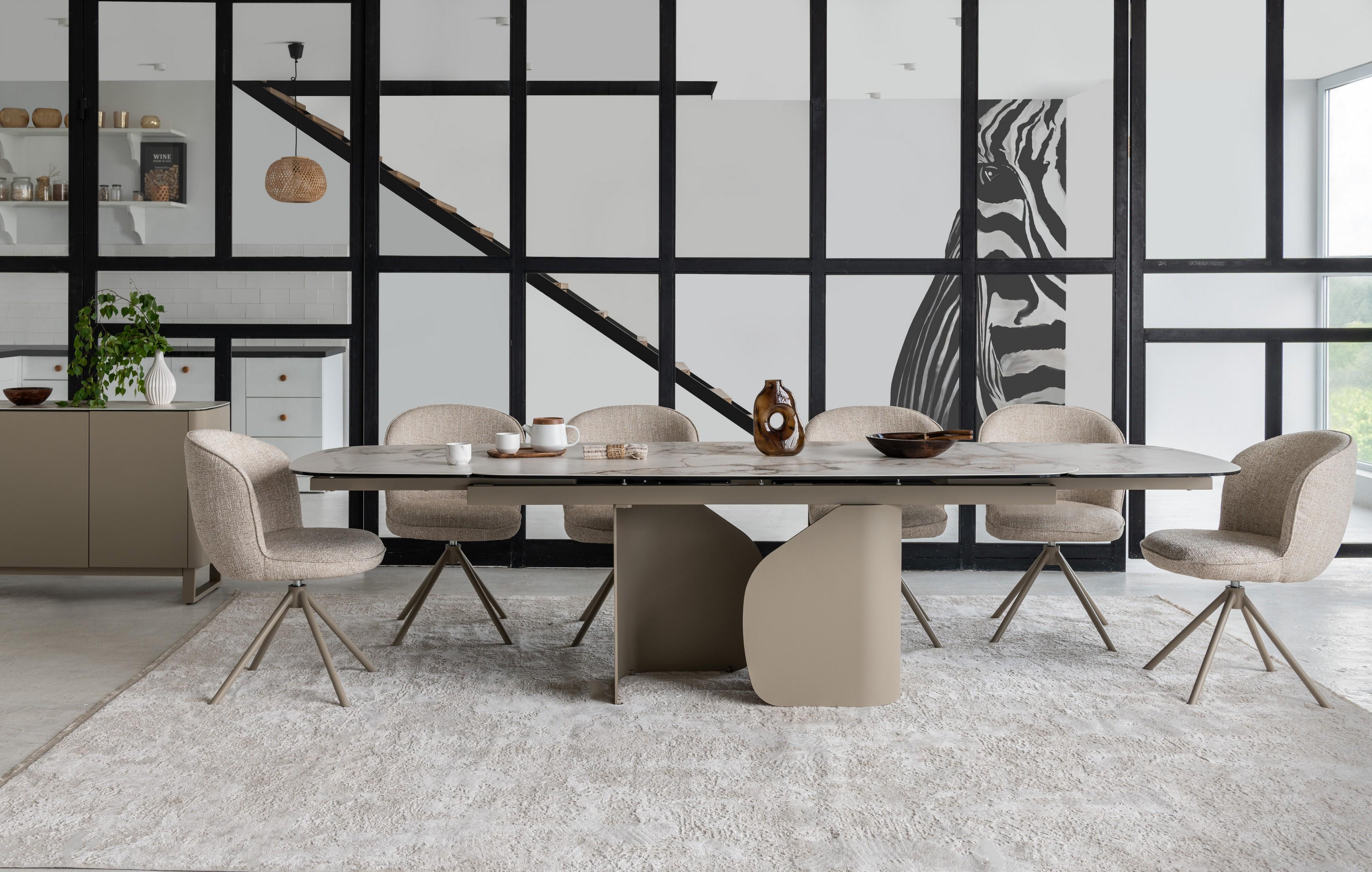 Обідній стіл розсувний Vetro Mebel Крістіано 2000/3000х1000x760 мм Аврора голд/Бежевий (TML-1300) - фото 10 Обідній стіл розсувний Vetro Mebel Крістіано 2000/3000х1000x760 мм Аврора голд/Бежевий (TML-1300) - фото 10