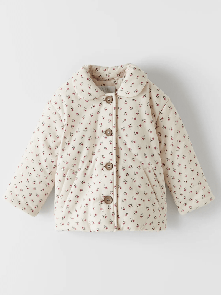 Куртка ZARA 4-5 лет 110 см Молочный (ZR-00016)