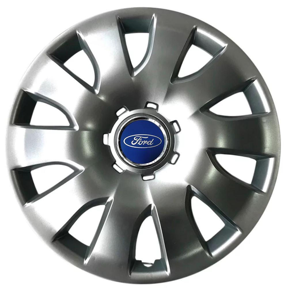 Колпаки SJS 425 с логотипом Ford R16 4 шт. Серебристый (2654555159)