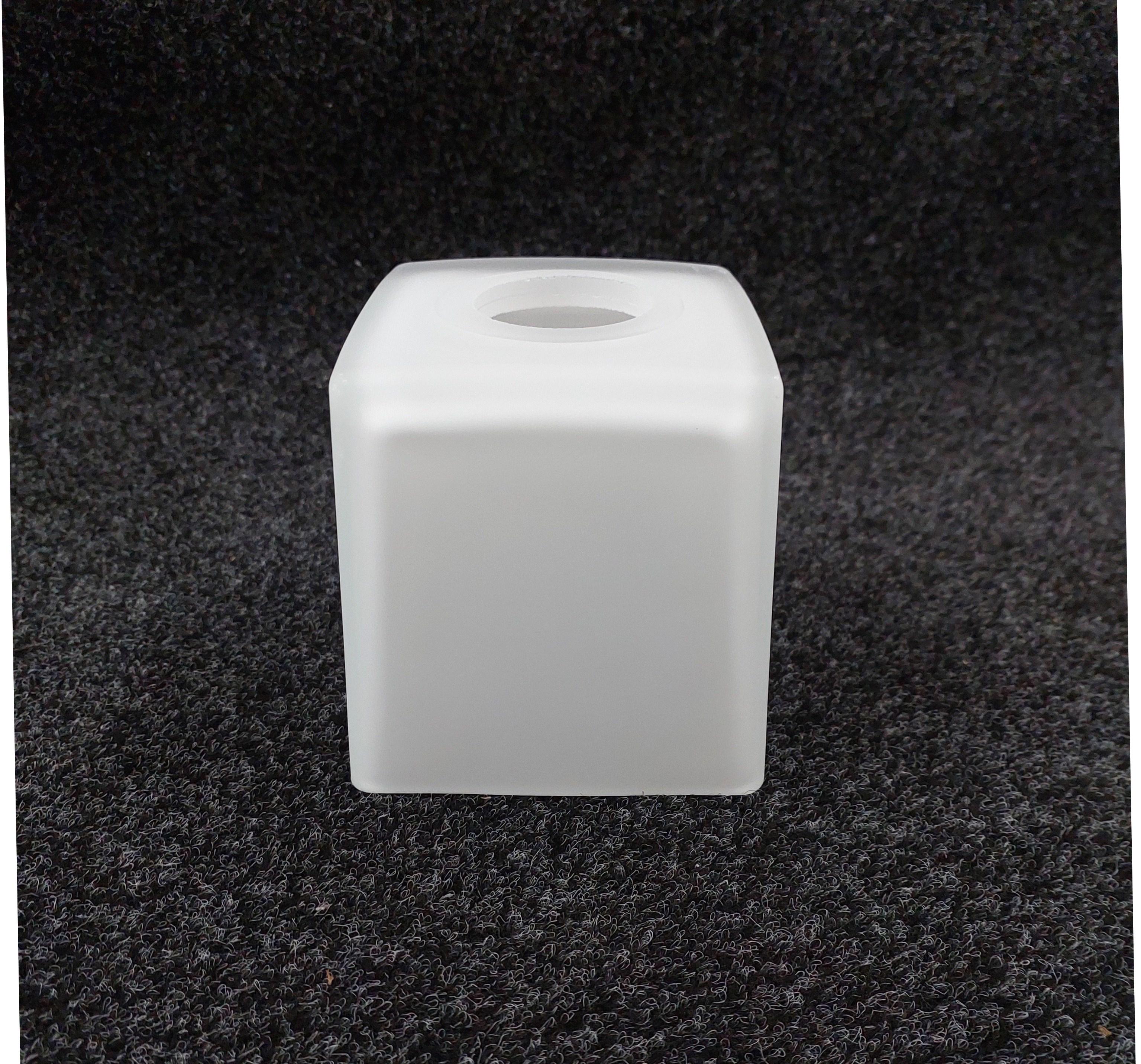 Плафон квадратний Куб скляний Е27 10х10 см Білий матовий (14400719) - фото 2 Плафон квадратний Куб скляний Е27 10х10 см Білий матовий (14400719) - фото 2