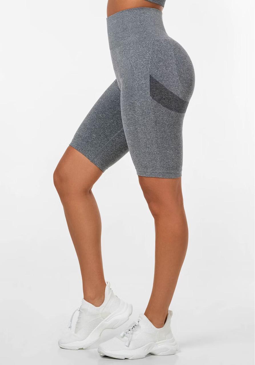 Велосипедки спортивные с эффектом пуш-ап S Темно-серый (NCSH04S) - фото 2