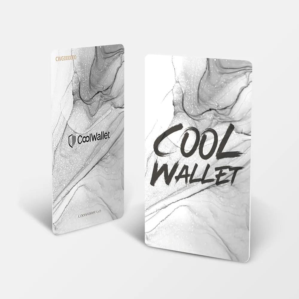 Набор карточек-кошельков для криптовалют CoolWallet Go 2 шт. Twist Flow (CWGOTF)