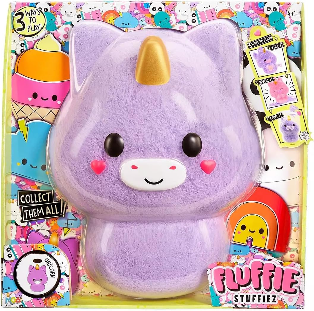 Мягкая игрушка большая Флаффи Стаффи Единорог Fluffie Stuffiez Unicorn (594413)