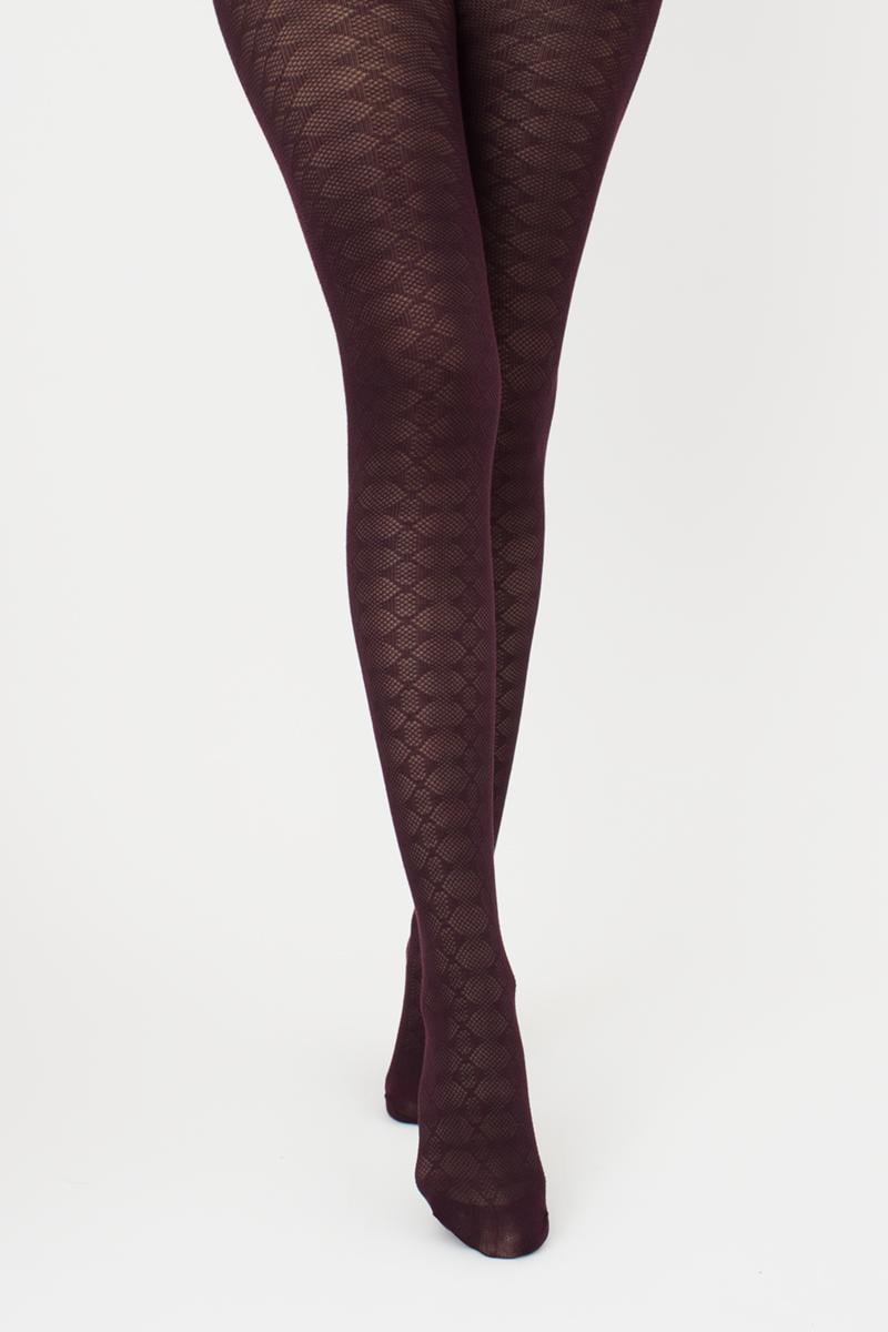 Колготки жіночі Giulia LACERY бавовняні з геометричним візерунком 60 2 Violet (27067961) - фото 5 Колготки жіночі Giulia LACERY бавовняні з геометричним візерунком 60 2 Violet (27067961) - фото 5