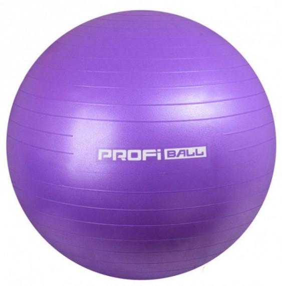 Фитбол с насосом 65 см Фиолетовый