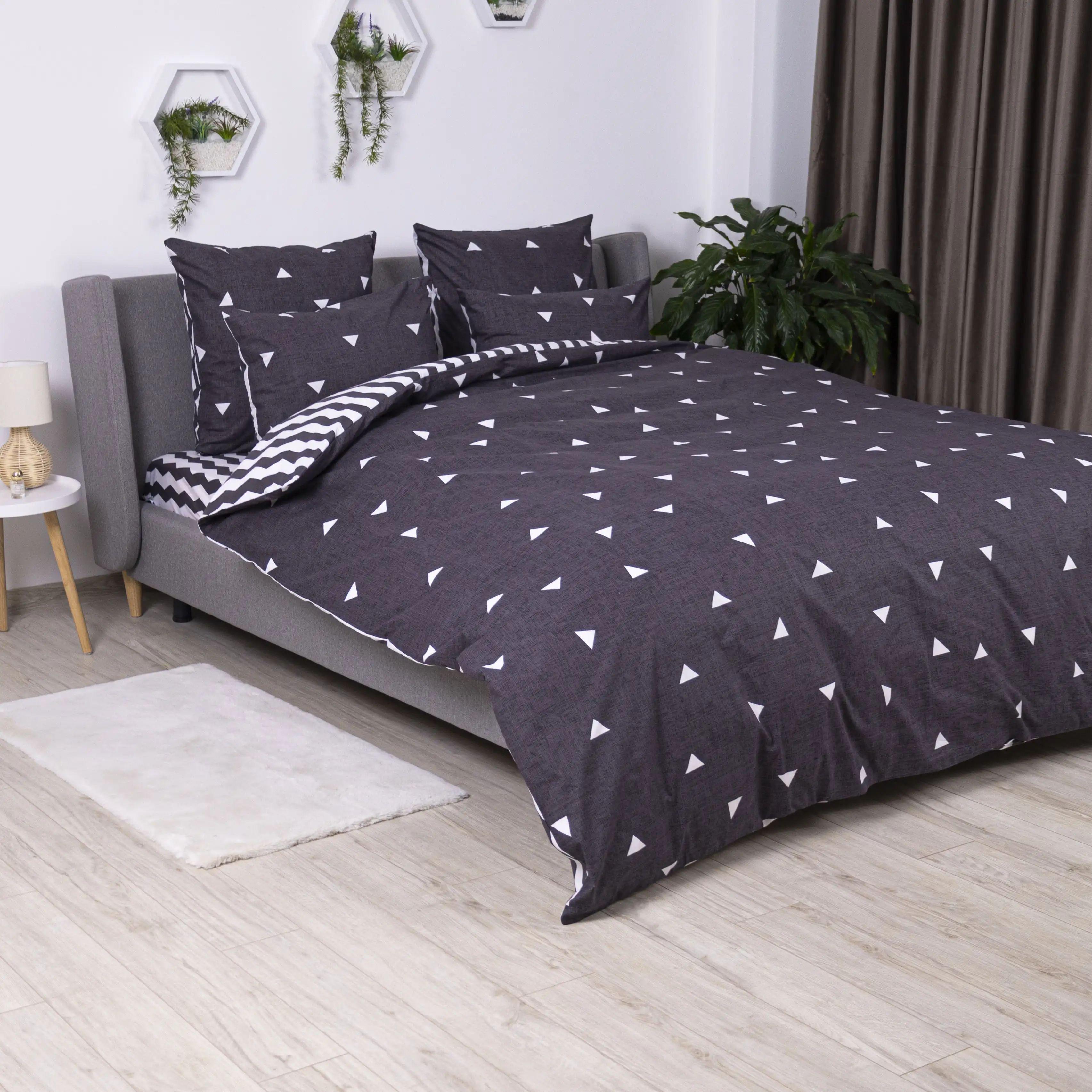 Комплект постільної білизни гіпоалергенний ТЕП Night 115 г/кв. м євро з наволочками 70x70 см Сірий (12440200215)