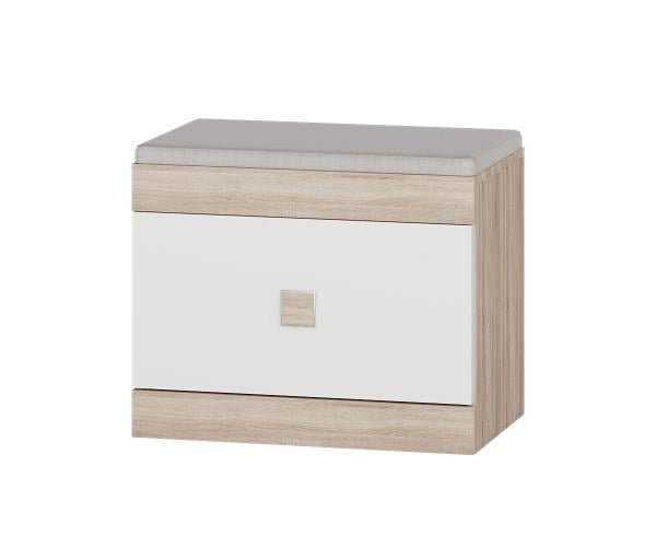 Тумба для обуви Еверест Соната ТО-600 Сонома/Белый (115428)