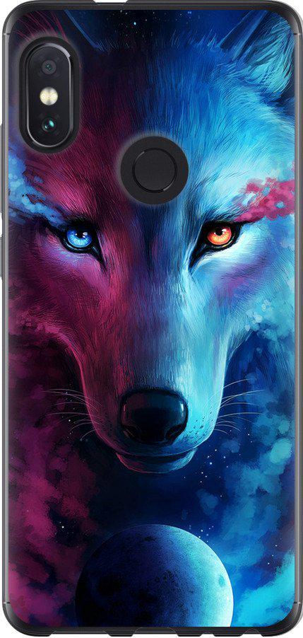 Чехол на Xiaomi Redmi Note 5 Арт-волк (3999u-1516-42517)