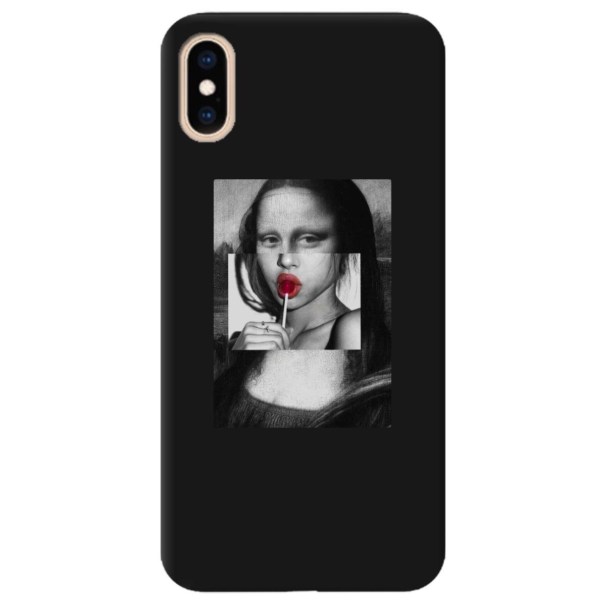 Силіконовий чохол Zorrov для Apple iPhone XS Max - Mona lisa (11210040206052392)