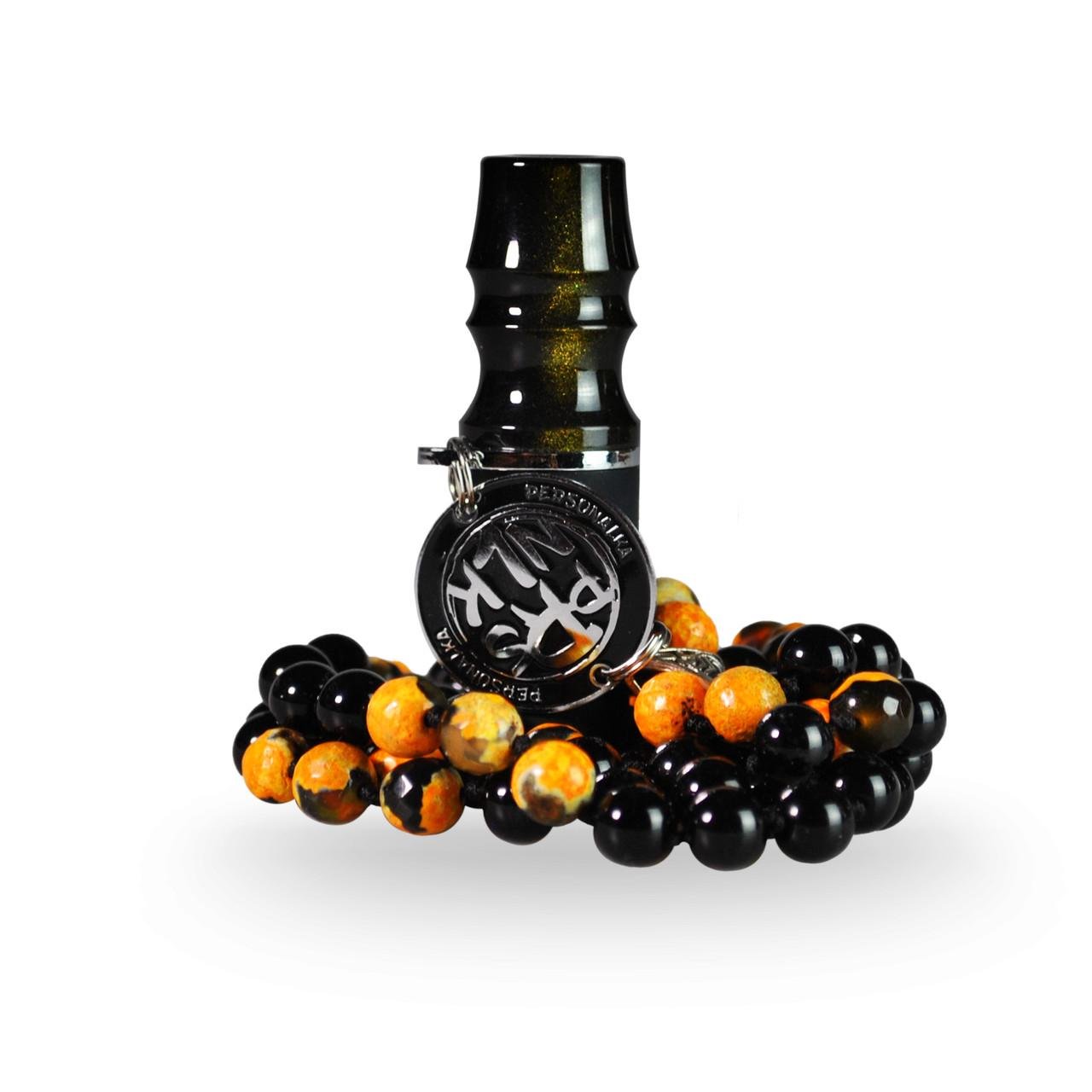 Мундштук персональный для кальяна с бусами Personalka Stone (ST097) Мундштук персональный для кальяна с бусами Personalka Stone (ST097)