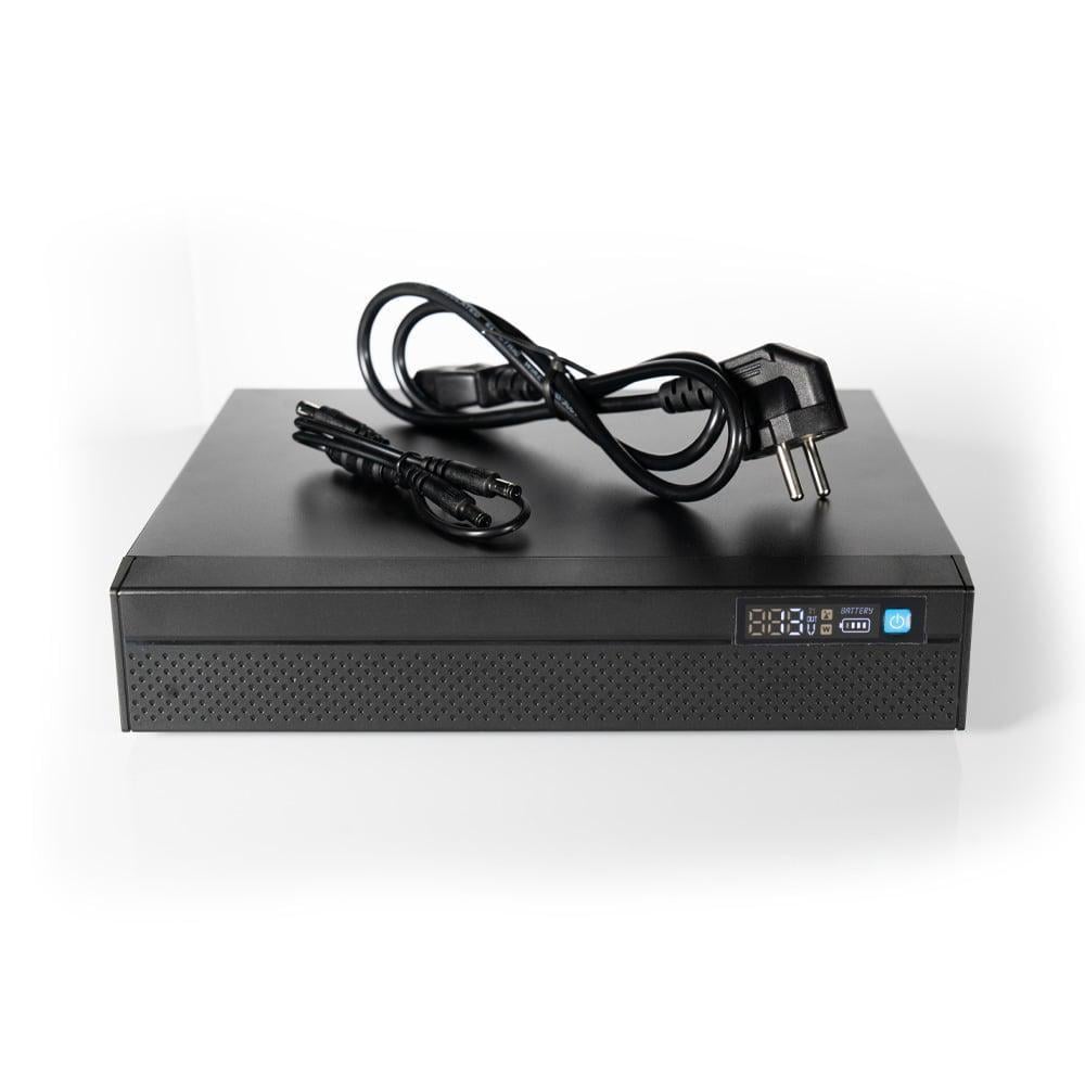 Источник бесперебойного питания DC UPS Kraft KRF-MUPS-100plus 24000mAh LiFePo4 15V/24V/PoE/LiFePo4 4x6Ah для роутера и медиа конвертера (42-00110)