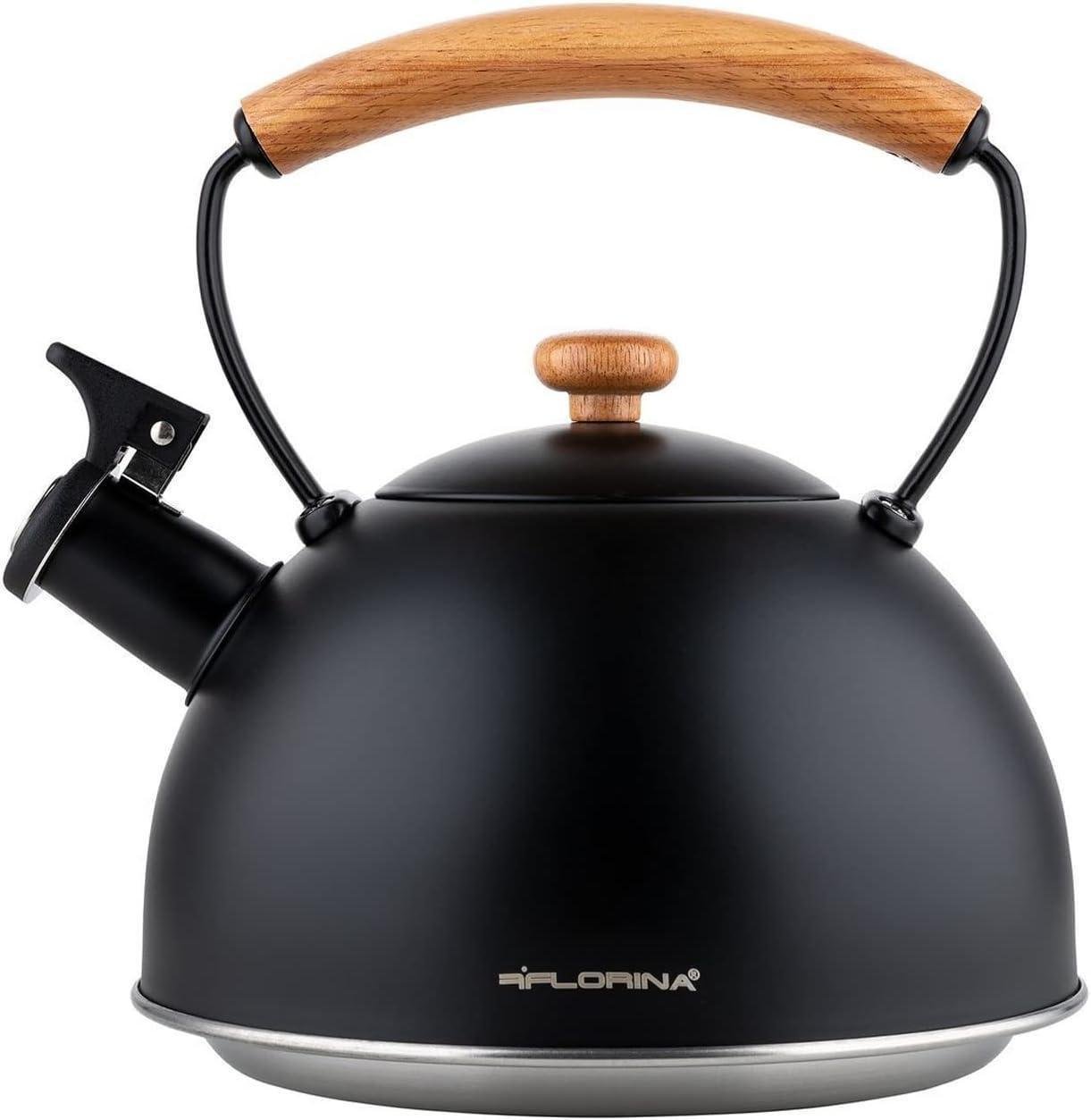 Чайник со свистком и силиконовой ручкой Florina 5C7084 2,3л