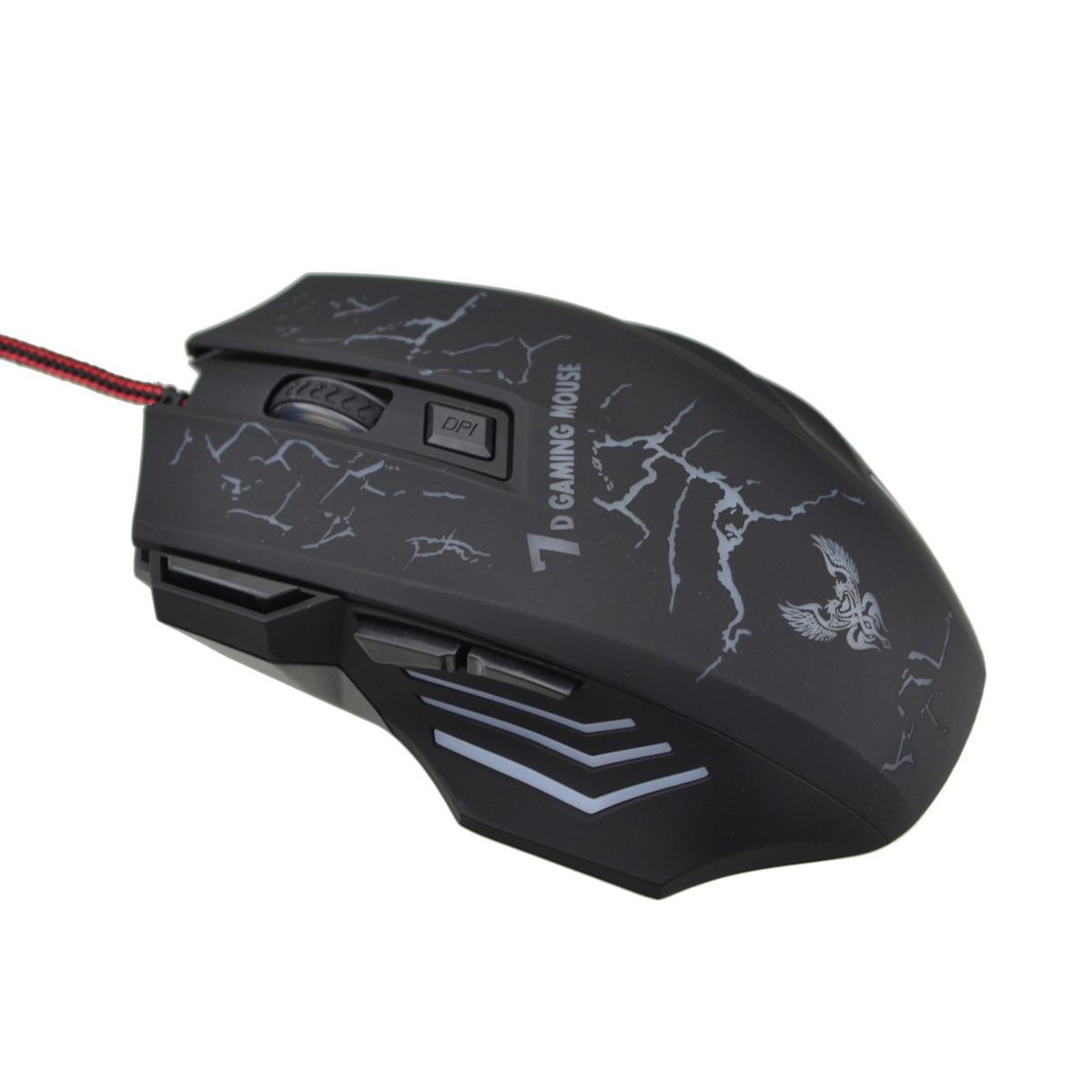 Мышка игровая Gaming Mouse X7 RGB 4800 dpi (1010454-Black) - фото 3