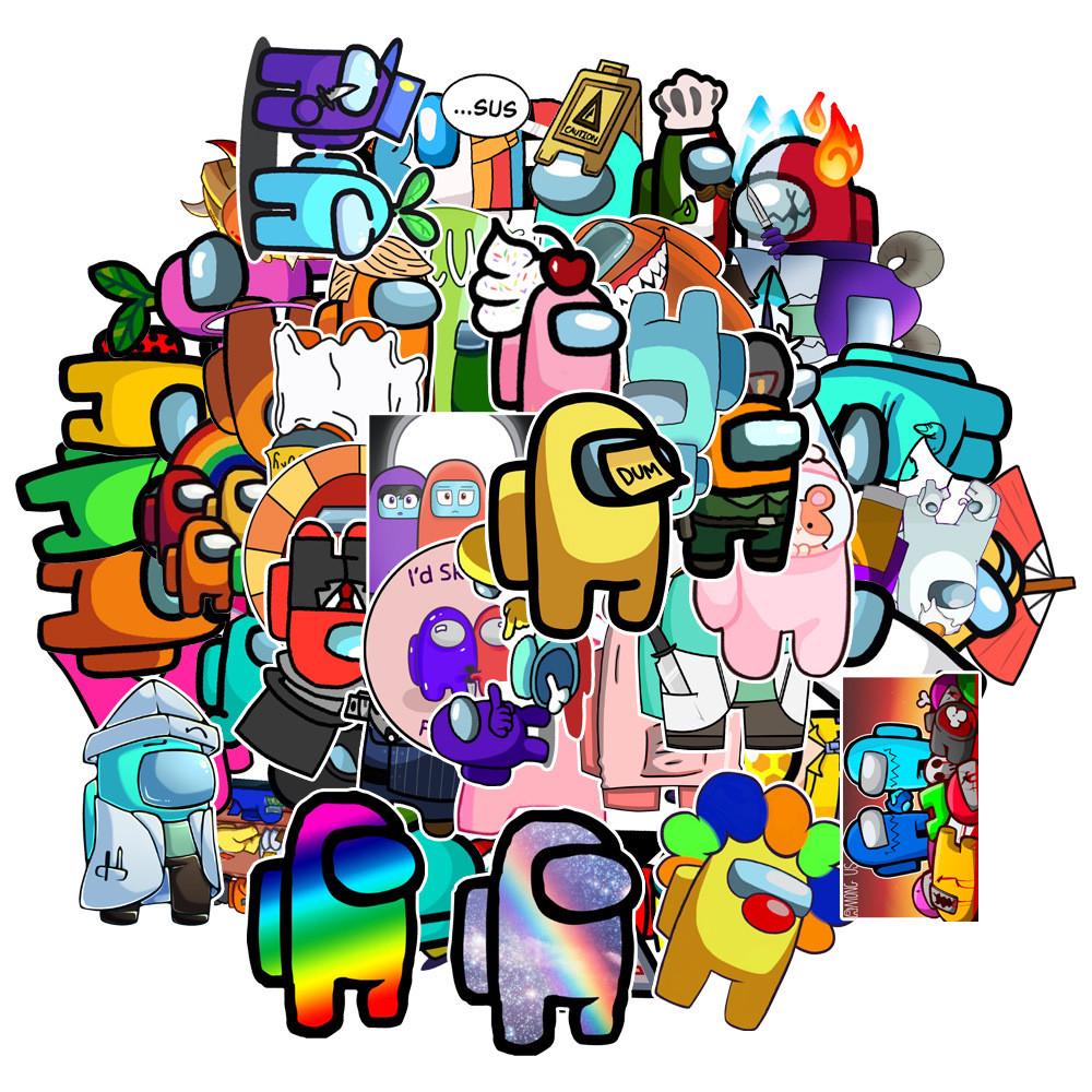 Стикеры виниловые 100 шт. (10277)