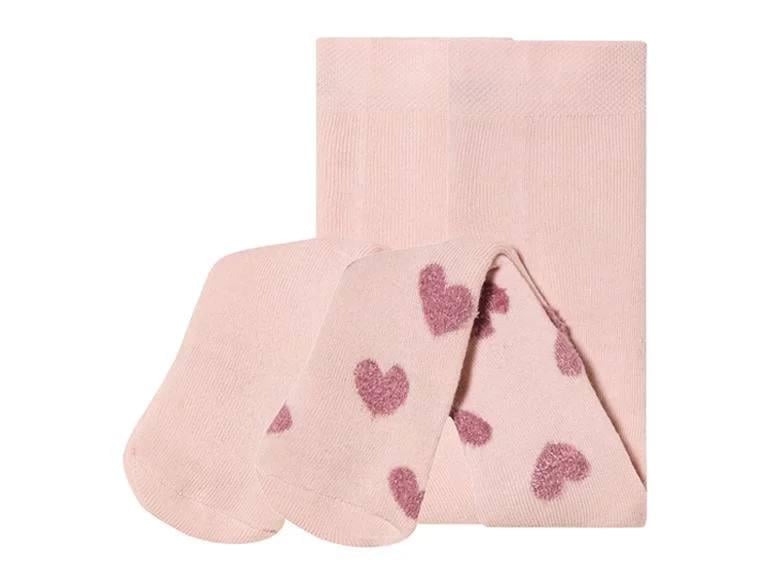 Набор детских колготок Lupilu махровые 2 шт. 62/68 см 2-6 месяцев Розовый