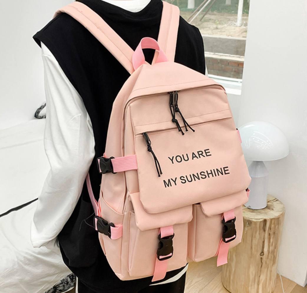 Школьный рюкзак для девочки YOU ARE MY SUNSHINE 5в1 5-11 класс Розовый (27667957) - фото 3 Школьный рюкзак для девочки YOU ARE MY SUNSHINE 5в1 5-11 класс Розовый (27667957) - фото 3