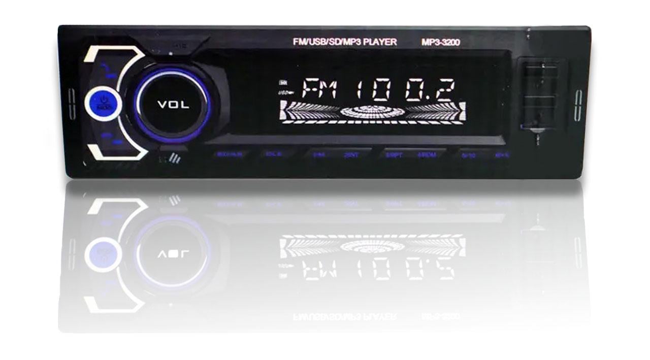 Автомагнитола 3200 2xUSB RGB Bluetooth SD/AUX/FM 4x50W